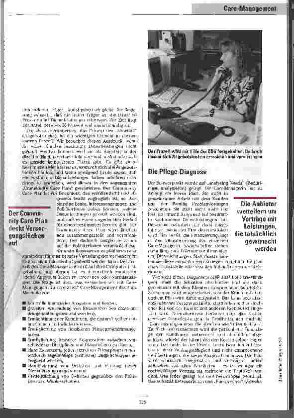 Vorschauseite 4: Bei uns ist der Kunde König. .. Erfahrungen mit dem Care-Management in Großbritannien