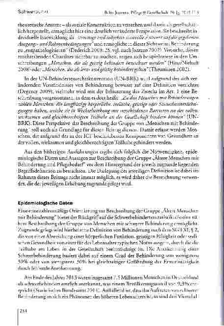 Vorschauseite 4: Unterstützung von älteren Menschen mit Behinderung und erhöhtem Pflegebedarf