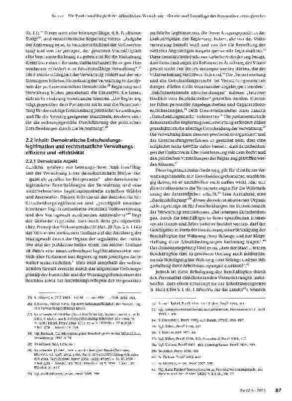 Vorschauseite 4: Die Funktionsfähigkeit der öffentlichen Verwaltung -Grenze und Grundlage des Personalvertretungsrechts
