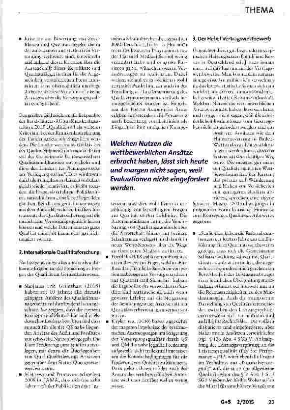 Vorschauseite 2: Das Q-Fieber der Gesundheitspolitik: Über die Frage der Immunisierung