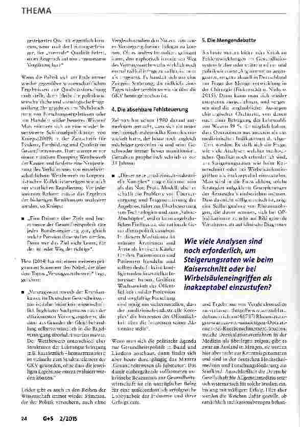 Vorschauseite 3: Das Q-Fieber der Gesundheitspolitik: Über die Frage der Immunisierung