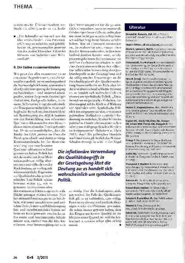Vorschauseite 5: Das Q-Fieber der Gesundheitspolitik: Über die Frage der Immunisierung
