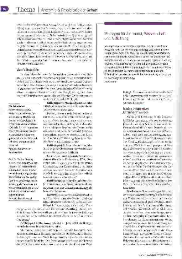 Vorschauseite 3: Sichtweisen auf die physiologische Geburt