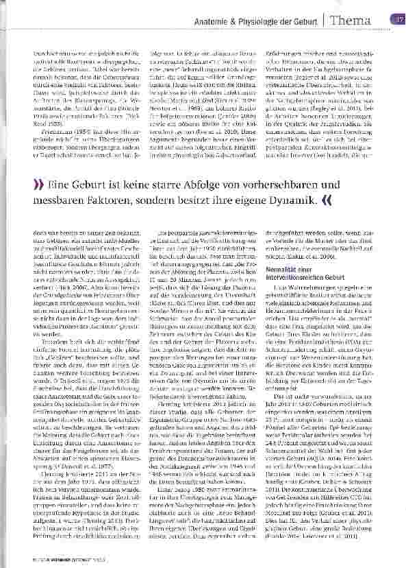 Vorschauseite 4: Sichtweisen auf die physiologische Geburt