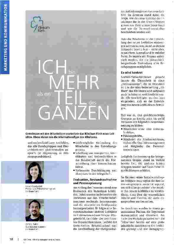 Vorschauseite 2: Von Mitarbeitern für Mitarbeiter