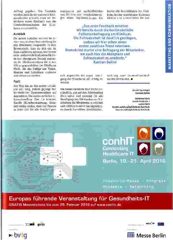 Vorschauseite 4: Von Mitarbeitern für Mitarbeiter