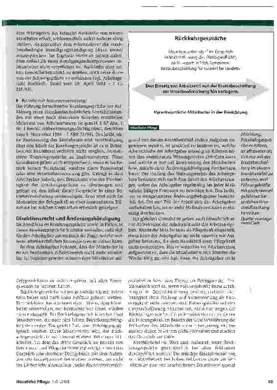 Vorschauseite 4: Gründe für Fehlzeiten offen legen