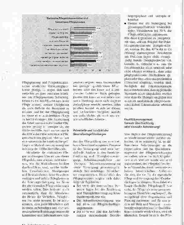 Vorschauseite 3: Qualität in der PflegePositive Tendenzen und Optimierungsbedarf
