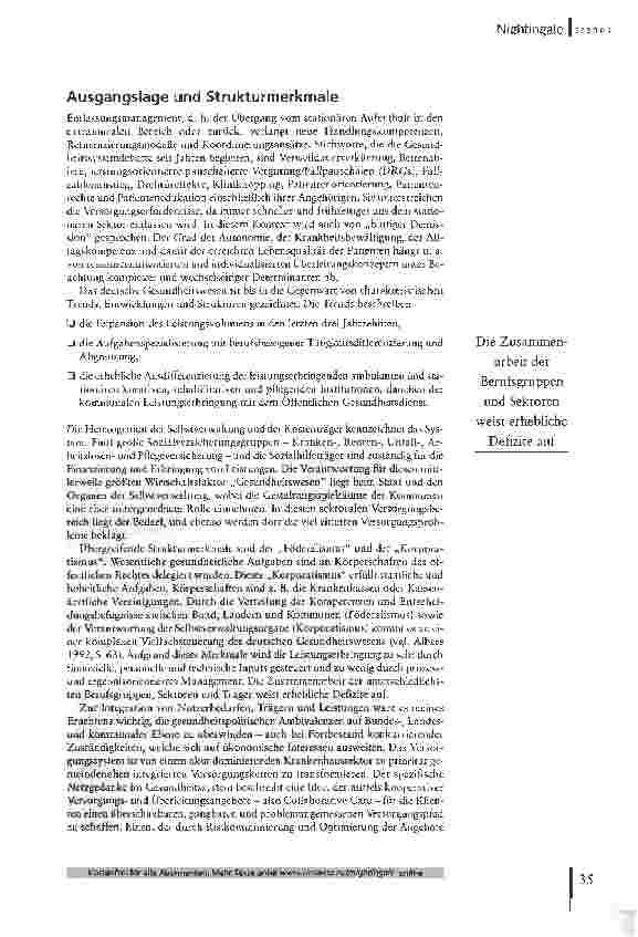 Vorschauseite 2: Fließender Übergang. Vernetzungsmodelle und Überleitungskonzepte für komplexe Versorgungssituationen