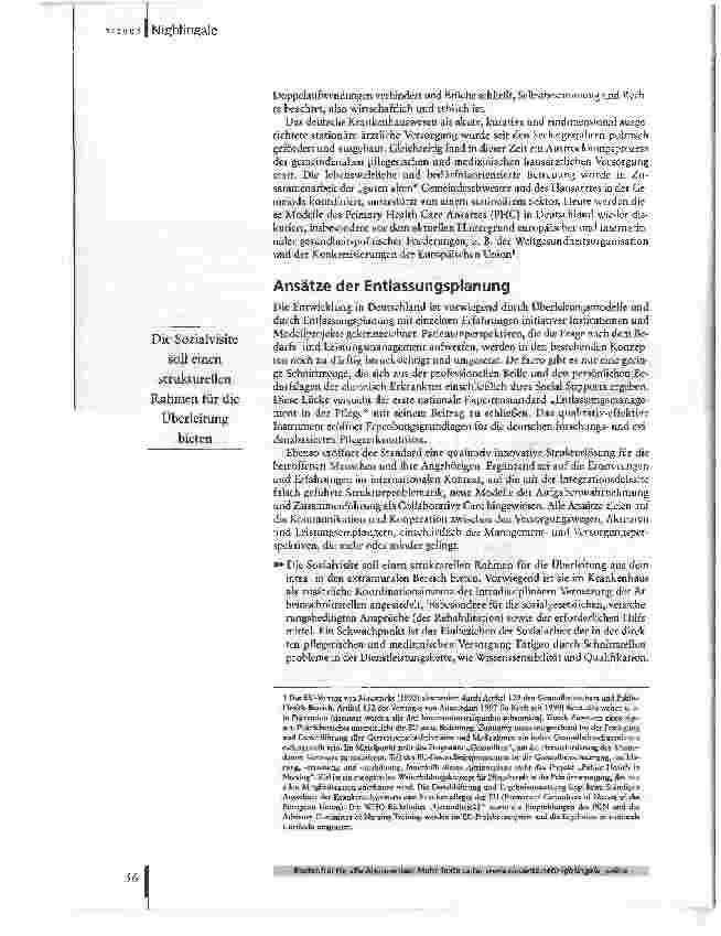 Vorschauseite 3: Fließender Übergang. Vernetzungsmodelle und Überleitungskonzepte für komplexe Versorgungssituationen