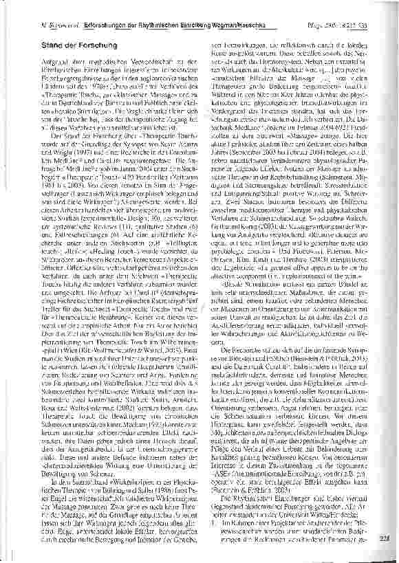 Vorschauseite 2: Erforschung der Rhythmischen Einreibungen nach Wegman/Hauschka - eine Struktur-phänomenologische Untersuchung