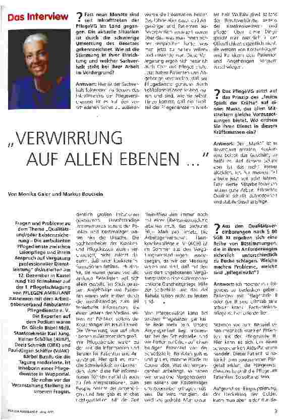 Vorschauseite 1: Verwirrung auf allen Ebenen. ..