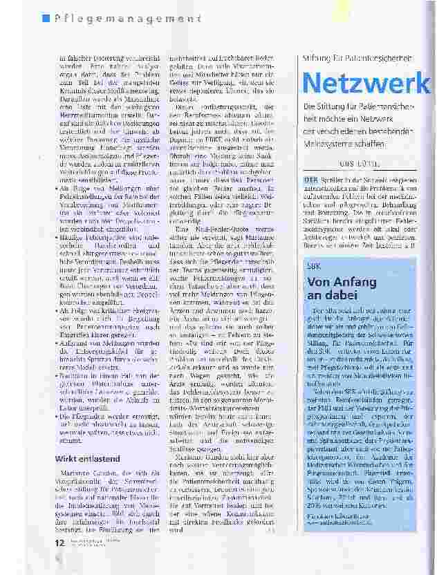 Vorschauseite 1: Netzwerk der Meldesysteme