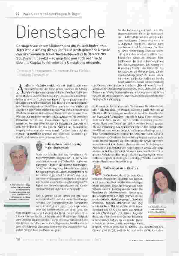 Vorschauseite 1: Dienstsache