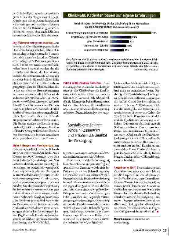 Vorschauseite 2: Klinikumbau erhöht die Qualität