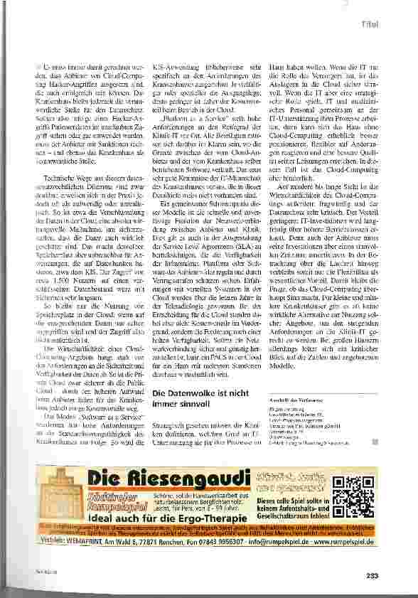 Vorschauseite 3: Rechnen in der Wolke