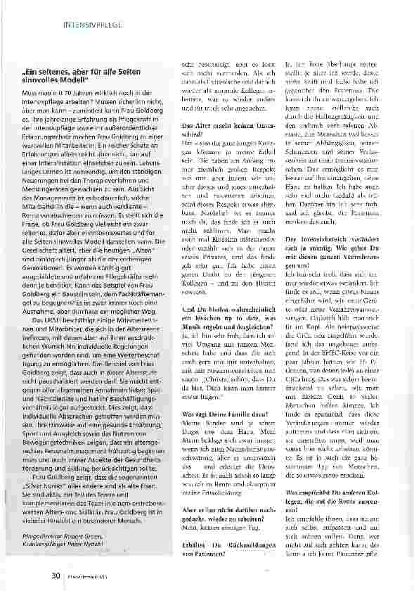 Vorschauseite 3: Die Arbeit hält mich jung und fit