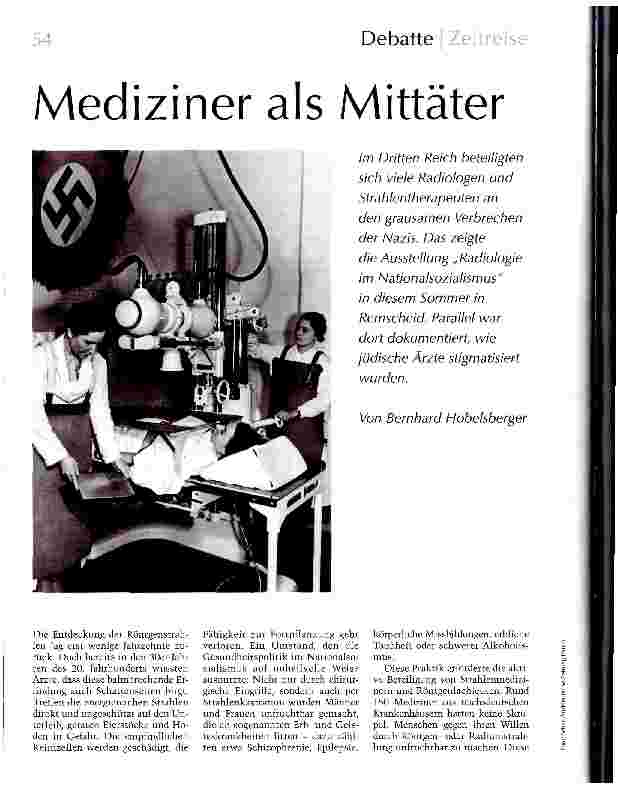 Vorschauseite 1: Mediziner als Mittäter