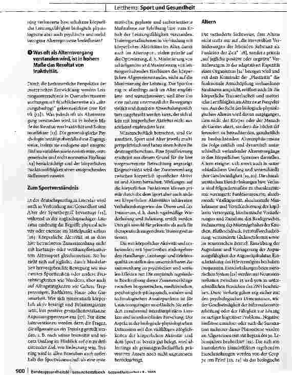 Vorschauseite 2: Körperlich-sportliche Aktivität und erfolgreiches Altern