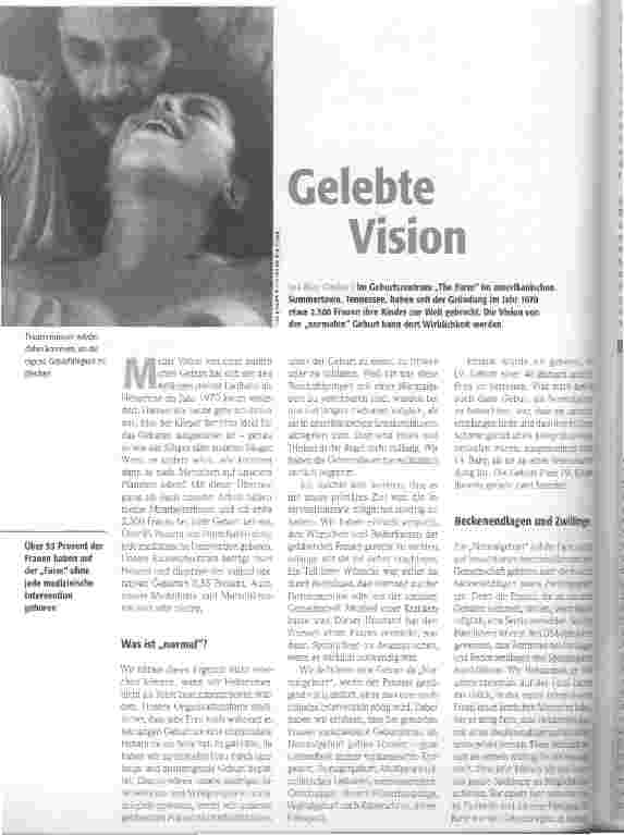 Vorschauseite 1: Gelebte Vision