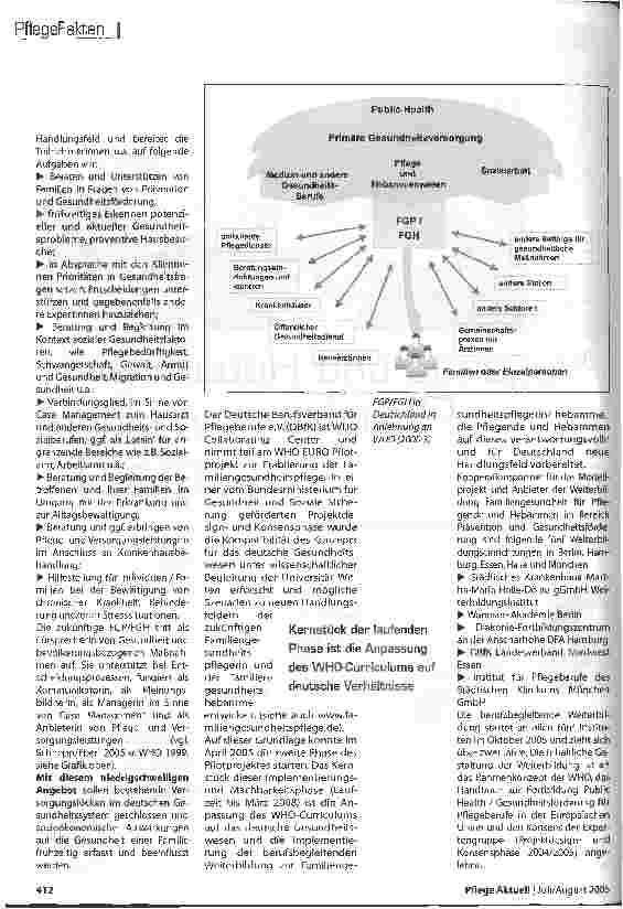 Vorschauseite 2: Pflegende und Hebammen: Pioniere in einem neuen Handlungsfeld