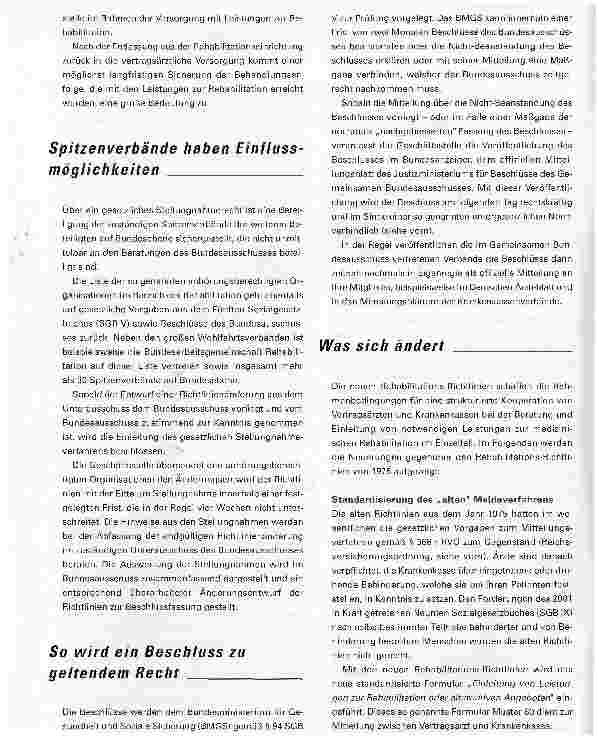 Vorschauseite 4: Fähigkeiten fördern. Wie die neuen Rehabilitations-Richtlinien entstanden und welchen Zweck sie verfolgen