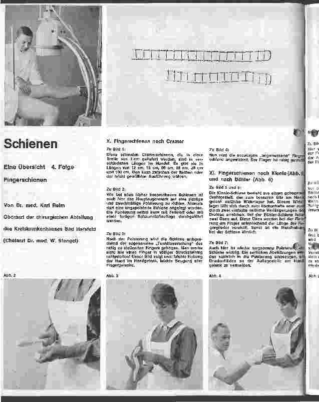 Vorschauseite 1: Schienen Eine Übersicht 4. Folge: Fingerschienen