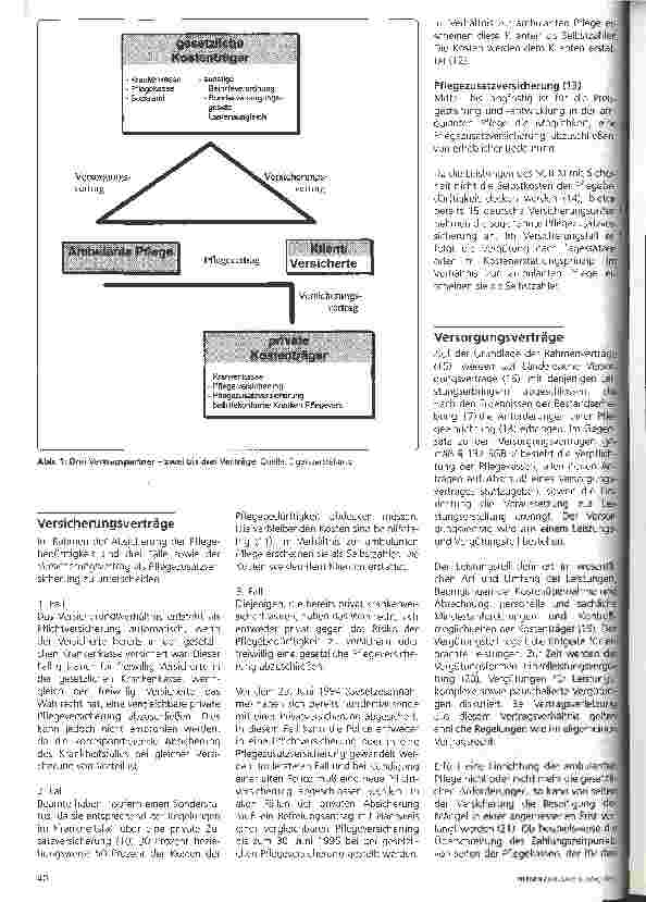 Vorschauseite 2: PV-Gesetz: Die Vertragsverhältnisse in der Ambulanten Pflege