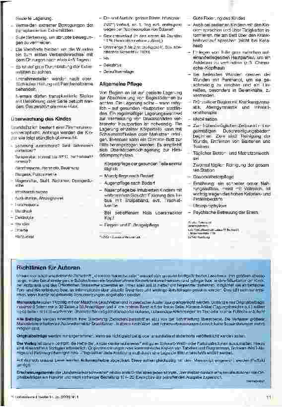Vorschauseite 5: Erstversorgung und Pflege von Verbrennungen und Verbrühungen