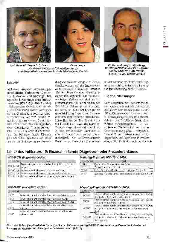 Vorschauseite 3: Aus Routinedaten kann manmehr machenAdministrative Daten als Basis zur Beurteilung der Ergebnisqualität