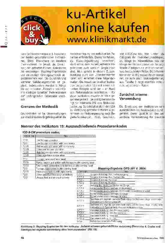 Vorschauseite 4: Aus Routinedaten kann manmehr machenAdministrative Daten als Basis zur Beurteilung der Ergebnisqualität