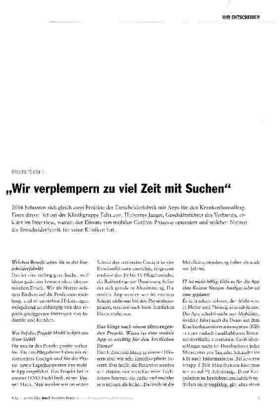 Vorschauseite 2: Wir verplempern zu viel Zeit mit Suchen