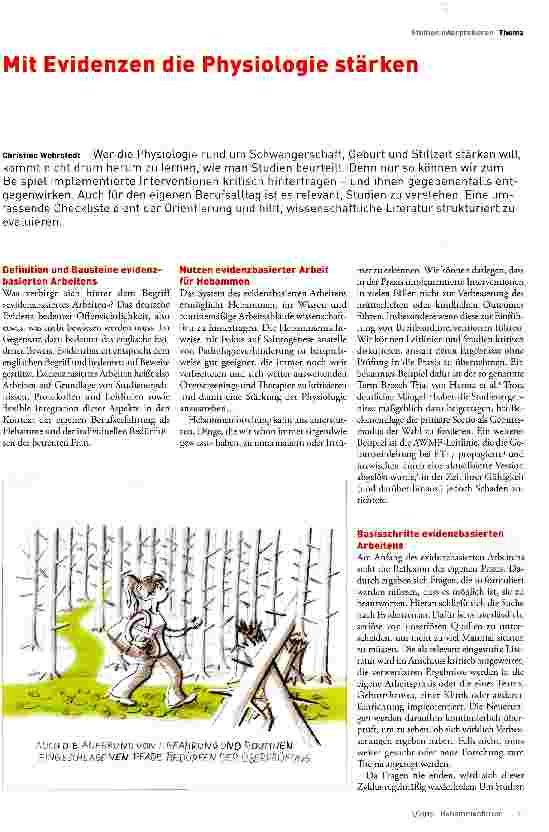 Vorschauseite 1: Mit Evidenzen die Physiologie stärken