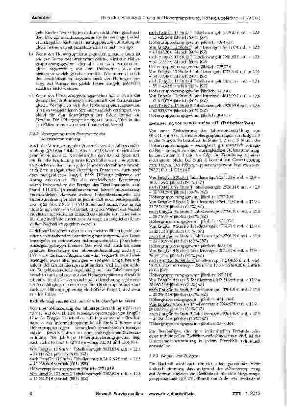 Vorschauseite 4: Stufenzuordnung bei Höhergruppierung, Höhergruppierung auf Antrag und jeweilige aktuelle tarifliche Änderungen im Bundesdienst