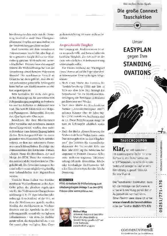 Vorschauseite 2: UMSETZUNG DES PTVS-KRITERIUMS 26: SACHGERECHTER UMGANG MIT MEDIKAMENTEN Vor Polypharmazie schützen