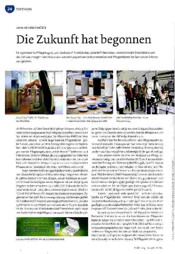 Vorschauseite 1: Die Zukunft hat begonnen