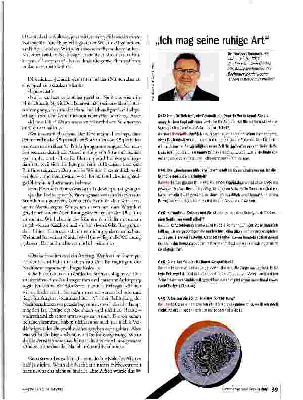 Vorschauseite 4: Herr R. und sein Gespür für Mord