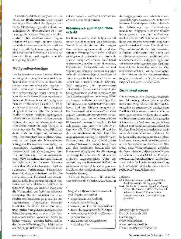 Vorschauseite 2: Arthrose