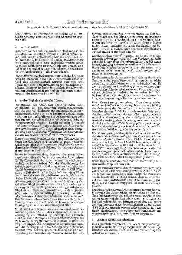 Vorschauseite 3: Stufenweise Wiedereingliederung in das Erwerbsleben(§ 74 SGB V/§ 28 SGB K)