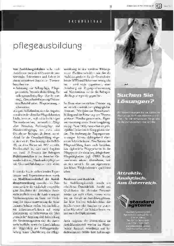 Vorschauseite 4: pflegeausbildung am messstand