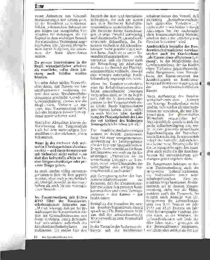 Vorschauseite 2: Stärkt Privatinitiative die Kostendämpfung im Krankenhaus?