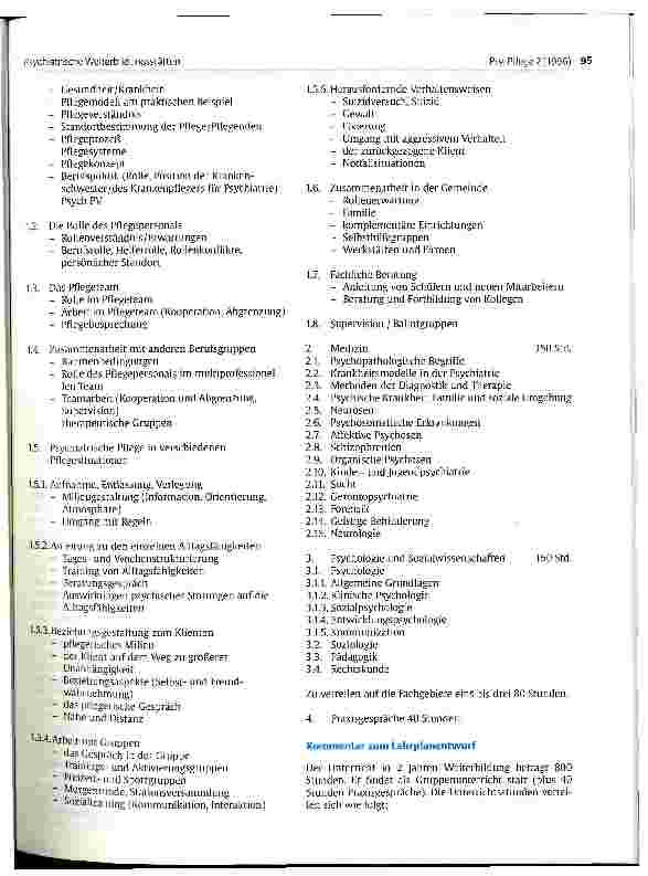 Vorschauseite 2: Psychiatrische Weiterbildungsstätten stellen auf Bundesebene Qualitätsstandard für den Unterricht vor