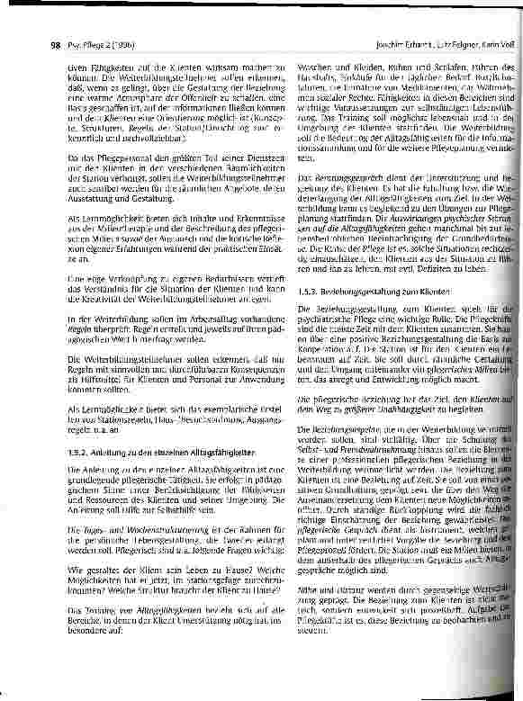 Vorschauseite 5: Psychiatrische Weiterbildungsstätten stellen auf Bundesebene Qualitätsstandard für den Unterricht vor
