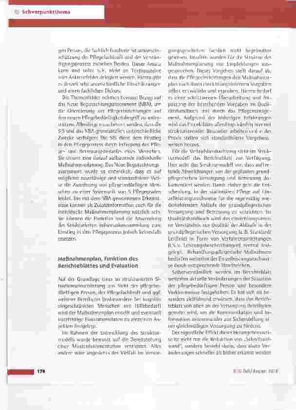 Vorschauseite 3: Das Strukturmodell - ein fachlich und juristisch belastbares Konzept der Pflegedokumentation