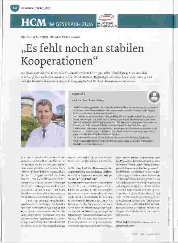 Vorschauseite 1: Es fehlt noch an stabilen Kooperationen