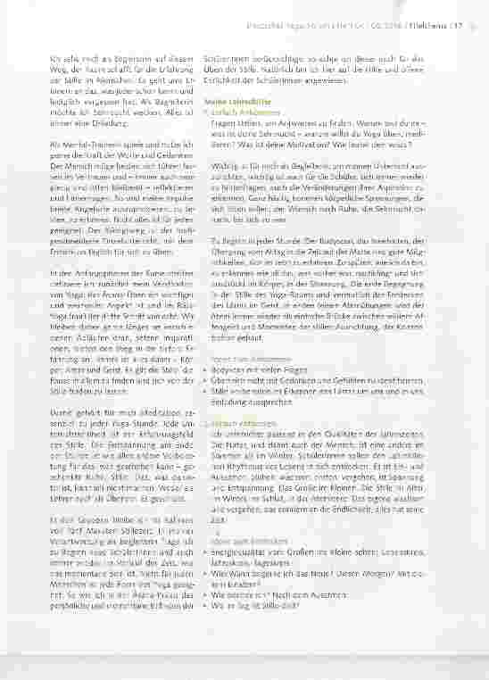 Vorschauseite 2: Schritte auf dem Weg in die Stille