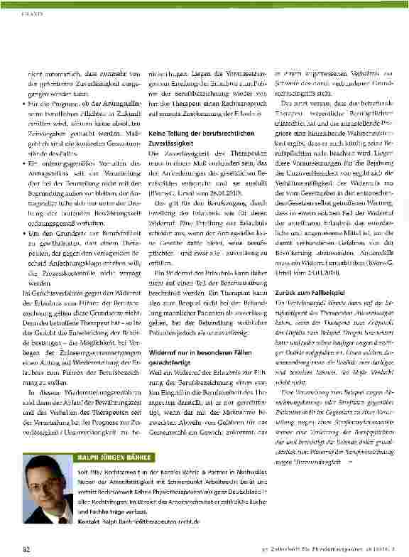Vorschauseite 3: Wann droht Berufsverbot?