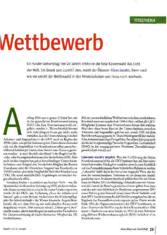 Vorschauseite 2: Wünsche für den Wettbewerb