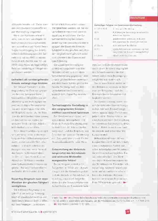 Vorschauseite 2: Gesetzentwurf zu Leiharbeit und Werkverträgen