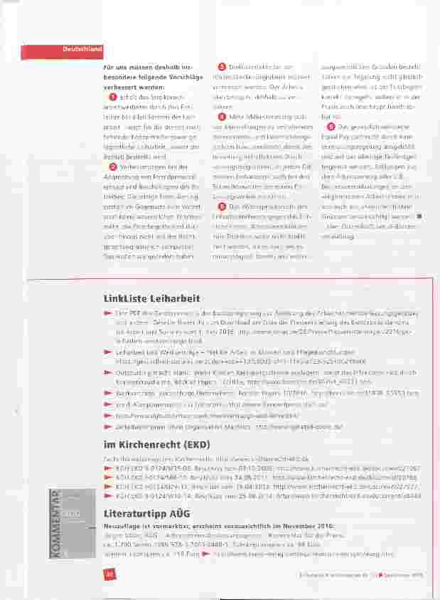 Vorschauseite 3: Gesetzentwurf zu Leiharbeit und Werkverträgen
